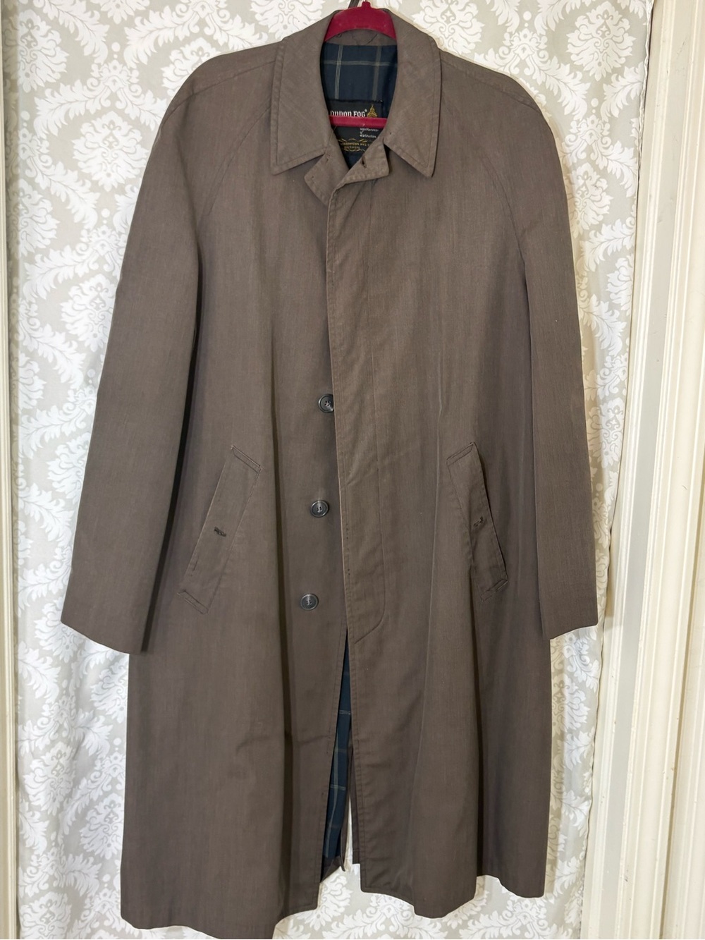 Vintage  London Fog Washable Trench Coat  L